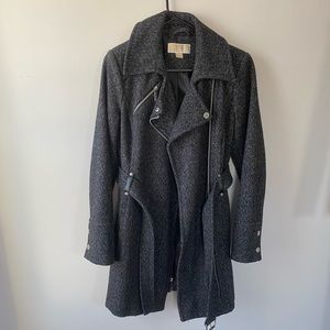 Gray wool coat